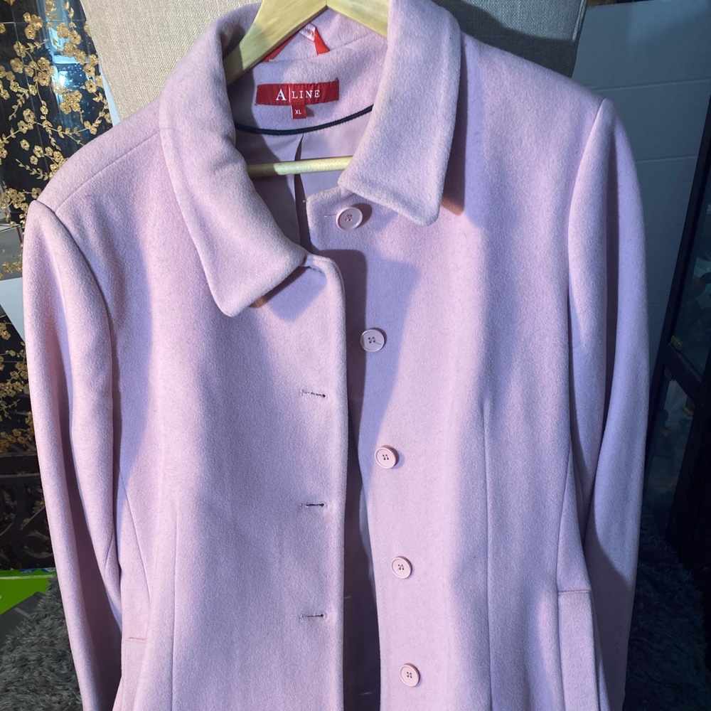 A-Line Pink PeaCoat  Size XL